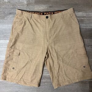 Matix Tan Cargo Shorts Casual Lightweight Design